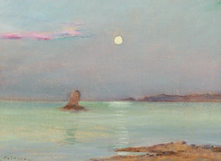 Lever de lune sur la mer - Ferenc Szikszay — artwork view