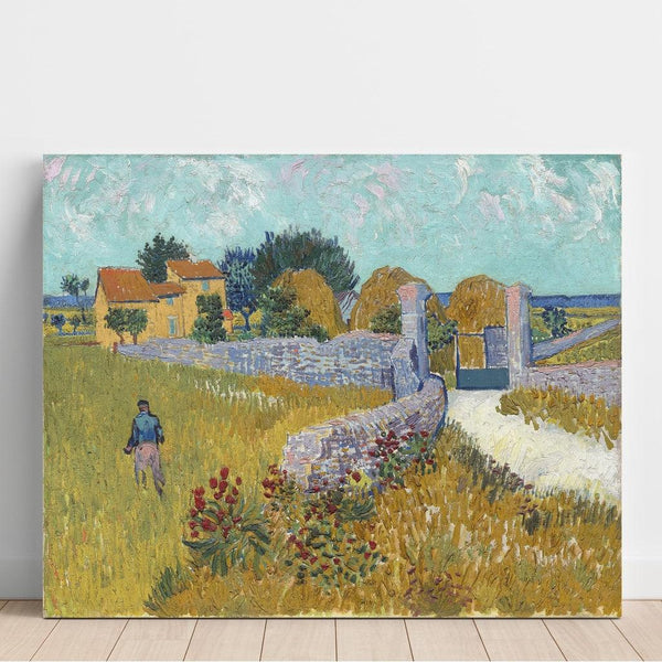 Reproduction of the painting Provence Farm Painting - Vincent van Gogh