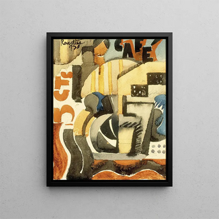 Le Fivecent Café - Fermín Revueltas — framed artwork on a wall