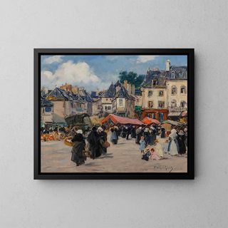 Mouton de Mars à Lamballe - Fernand-Marie-Eugène Legout-Gérard — framed artwork on a wall