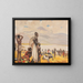 The safari - Fernand Allard l'Olivier — framed artwork on a wall