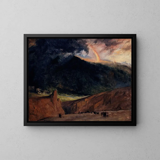 The Age of Iron - Fernand Cormon — framed artwork on a wall