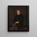 Portrait of Augustin Gerardus Hubertus van Rijckevorsel - Fernand Khnopff — framed artwork on a wall