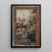 Destruction of the Château de la Porte Mars - Fernand Lematte — framed artwork on a wall