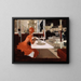 In the Café - Fernand Lungren — framed artwork on a wall