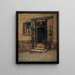 Auberge à l’enseigne de Saint - Étienne, rue de la Montagne - Sainte - Geneviève - Fernand Maillaud — framed artwork on a wall