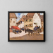 Coin de marché en Berry - Fernand Maillaud — framed artwork on a wall