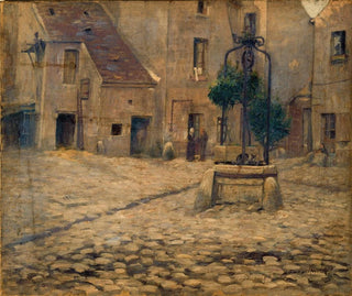La cour de l'hôtel Saint-Adrien, 264 rue Saint-Jacques - Fernand Maillaud — artwork view