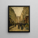 La rue Mouffetard - Fernand Maillaud — framed artwork on a wall