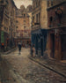 La rue de Lanneau Effet de pluie - Fernand Maillaud — artwork view