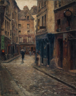La rue de Lanneau Effet de pluie - Fernand Maillaud — artwork view