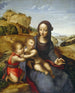 The Virgin and Child with the Little Saint John - Fernando Yáñez de la Almedina — artwork view