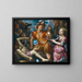 The Beheading of Saint John the Baptist - Ferraù Fenzoni — framed artwork on a wall