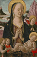 Virgin and Child with Angels - Ferrarese 15th Century — artwork view