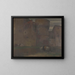 A castle in Umbria - Ferruccio Scattola — framed artwork on a wall
