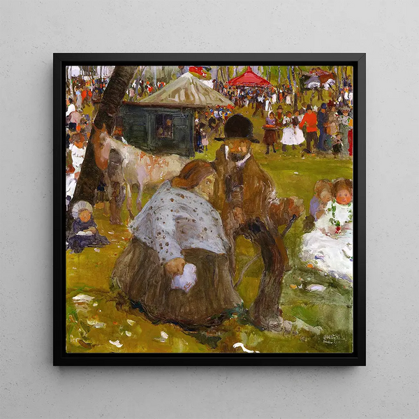Pentecost Festival near Krakow - Witold Wojtkiewicz — framed artwork on a wall