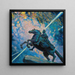 Fireworks The Bronze Cavalier - Boris Kustodiev — wall display of the artwork