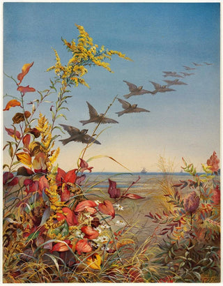 October Painting - Fidelia Bridges — artwork view