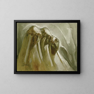 Novices Painting - Fidelio Ponce de León — framed artwork on a wall