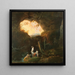Figures se baignant dans un paysage - César van Loo — framed artwork on a wall