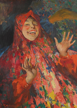 Filipp Malyavin - Laughing Girl.webp
