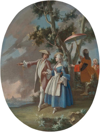 Fêtes galantes - Filippo Falciatore — artwork view