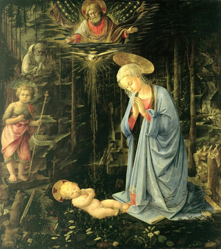 L'Adoration dans la forêt - Filippo Lippi — artwork view