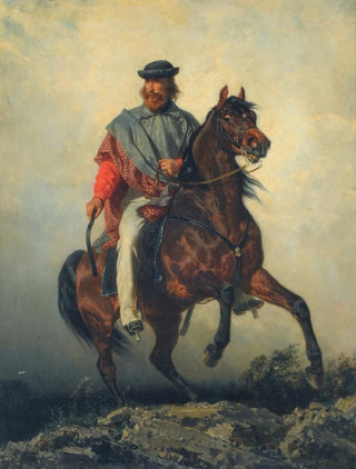 Garibaldi Garibaldi on horseback - Filippo Palizzi — artwork view