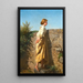 Over the Wall - Filippo Palizzi — framed artwork on a wall