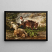 La Jeune Bergère - Filippo Palizzi — framed artwork on a wall