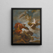 Allegory of Virtue Triumphing over Vice - Filippo Pedrini — framed artwork on a wall