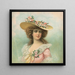 Summer Girl - Anonymous — framed artwork on a wall
