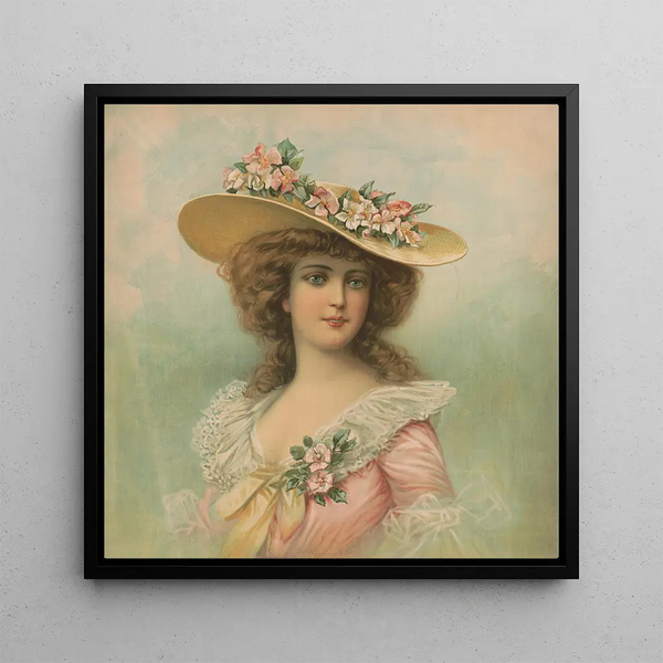 Summer Girl - Campbell Metzger Jacobson — framed artwork on a wall