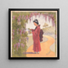 Girl Geisha - Anonymous — framed artwork on a wall