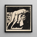Nude Girl Painting - Ernst Ludwig Kirchner — framed artwork on a wall