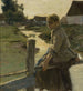 Girl by a Stream - Arthur Langhammer — artwork view