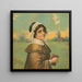 Puritan Girl - Campbell Metzger Jacobson — framed artwork on a wall