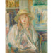 Reproduction of the painting Girl with Straw Hat - Berthe Morisot