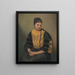 Breton Painting of Pont-l'Abbé - Firmin Baes — framed artwork on a wall