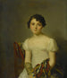 Portrait painting of Andrienne Constance Bourdillon - Firmin Massot — artwork view
