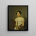 Portrait painting of Andrienne Constance Bourdillon - Firmin Massot — framed artwork on a wall