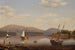 Île Bar et montagnes du Mont Desert depuis Somes Settlement - Fitz Henry Lane — artwork view