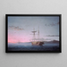 Goélettes en bois le soir sur la baie de Penobscot - Fitz Henry Lane — framed artwork on a wall