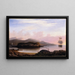 Au large de l'île Mount Desert - Fitz Henry Lane — framed artwork on a wall