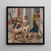 Flagellation of Christ - Pere Seraf — framed artwork on a wall