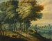Landscape painting with figures - Flemish school — artwork view
