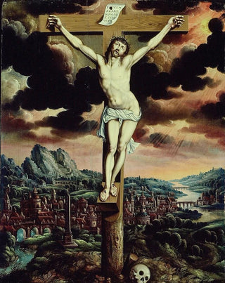 The Christ on the cross - Flemish School — artwork view