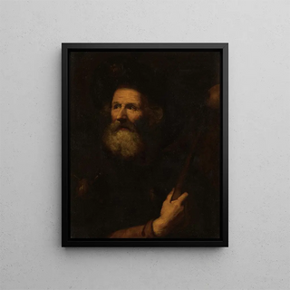 Saint Jacques - Flemish School — framed artwork on a wall