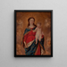 Flemish School - Virgin and Child, Queen of Heaven - Flemish School — framed artwork on a wall