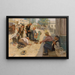 La Vie à la Campagne en Amérique, Illustration pour une Publicité de Cream of Wheat - Fletcher Charles Ransom — framed artwork on a wall